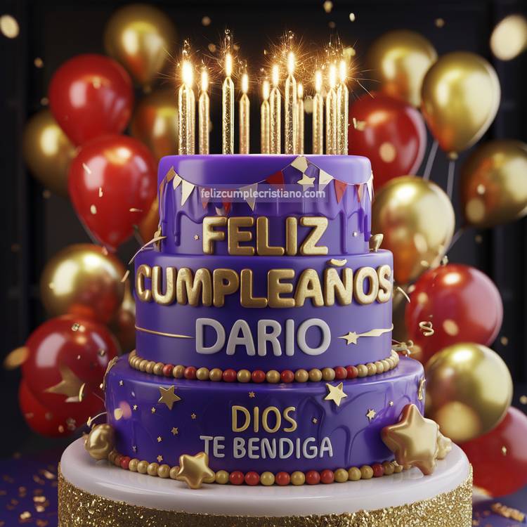 imagenes de cumpleaños con nombre dios te bendiga