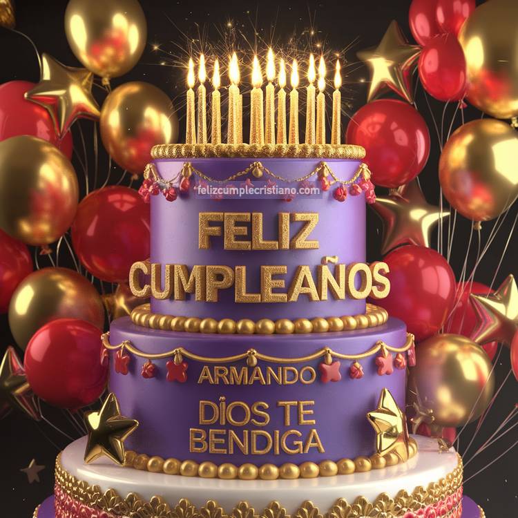 imagenes de cumpleaños con nombre dios te bendiga