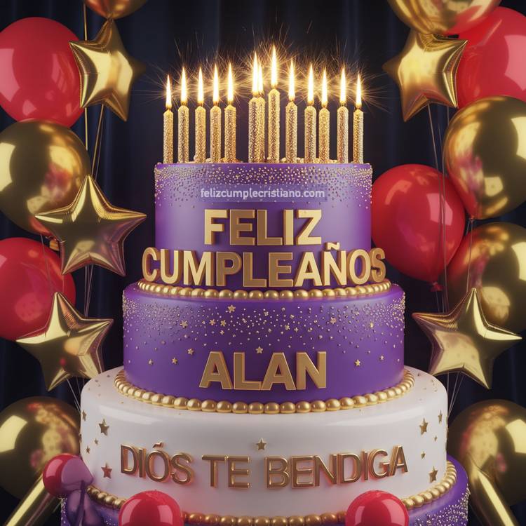 imagenes de cumpleaños con nombre dios te bendiga