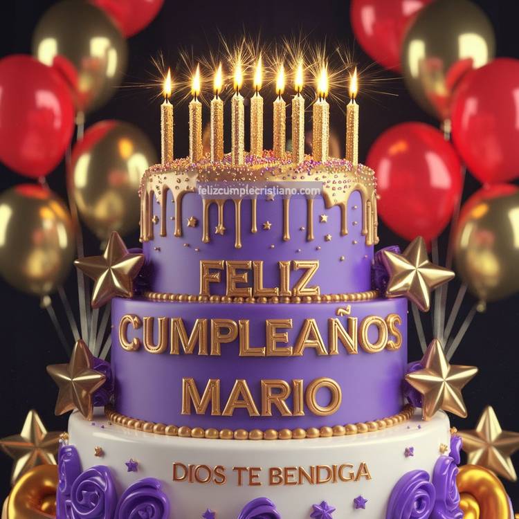 imagenes de cumpleaños con nombre dios te bendiga