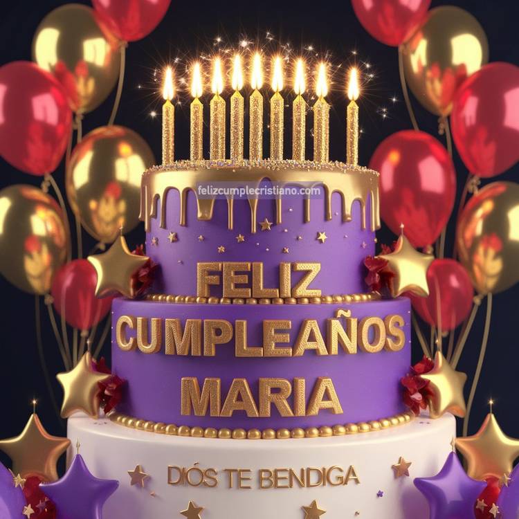 imagenes de cumpleaños con nombre dios te bendiga