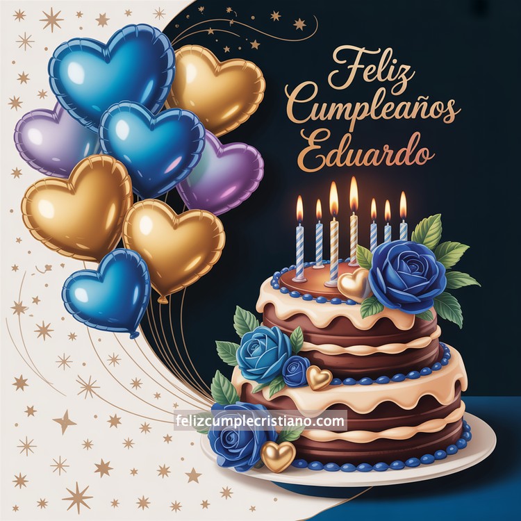 nombres de hombre feliz cumple en bonito diseño