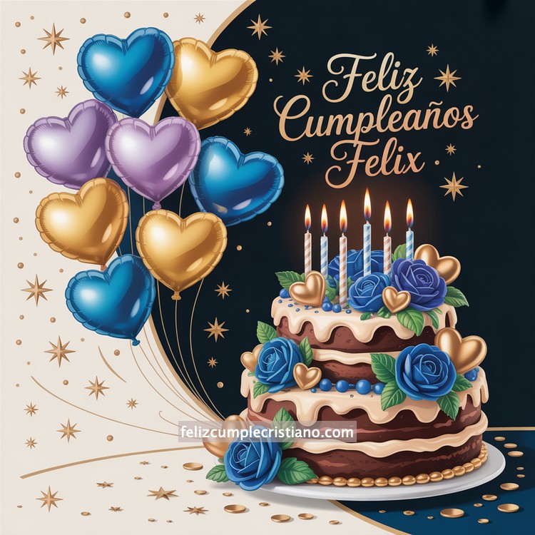 nombres de hombre feliz cumple en bonito diseño