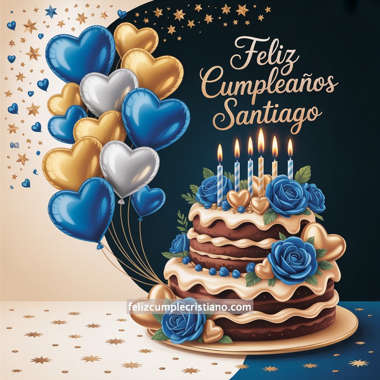 nombres de hombre feliz cumple en bonito diseño