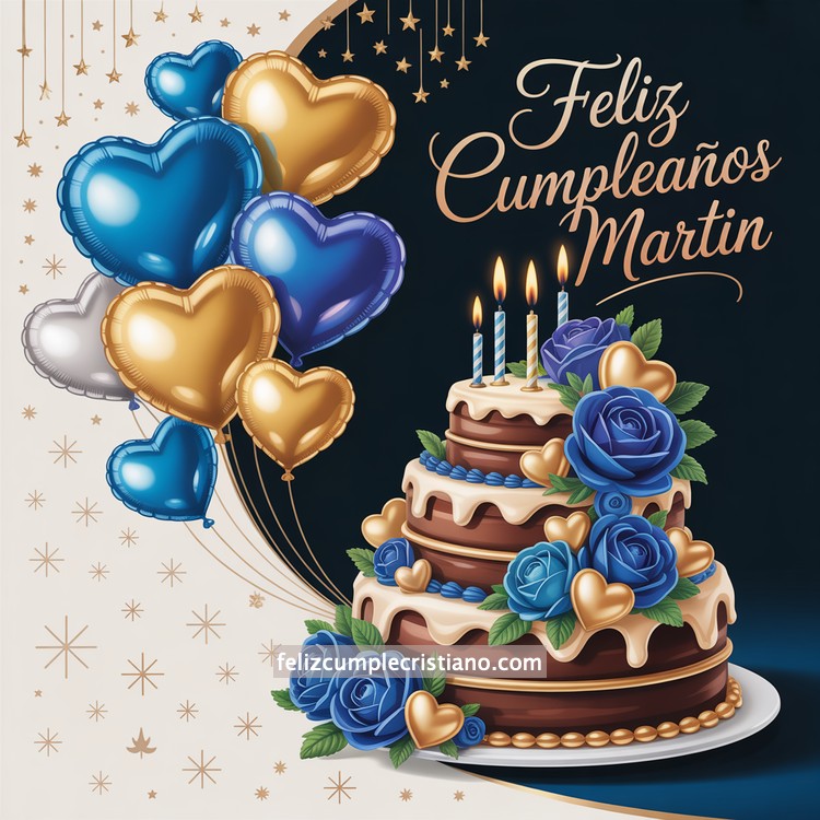 nombres de hombre feliz cumple en bonito diseño