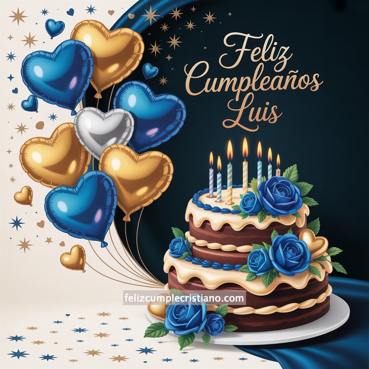 nombres de hombre feliz cumple en bonito diseño