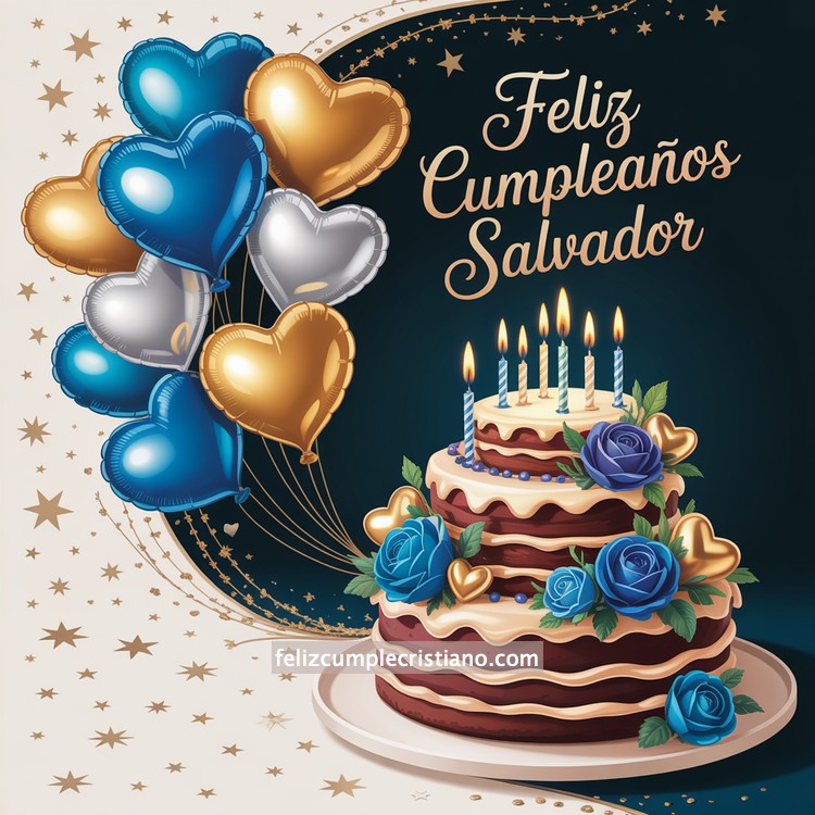 nombres de hombre feliz cumple en bonito diseño