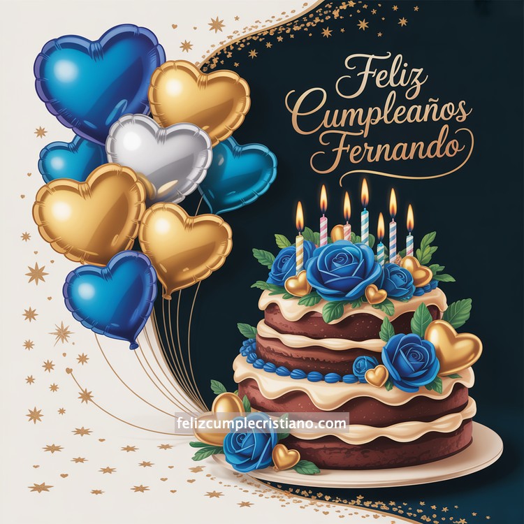 nombres de hombre feliz cumple en bonito diseño