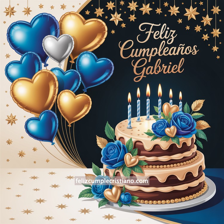 nombres de hombre feliz cumple en bonito diseño