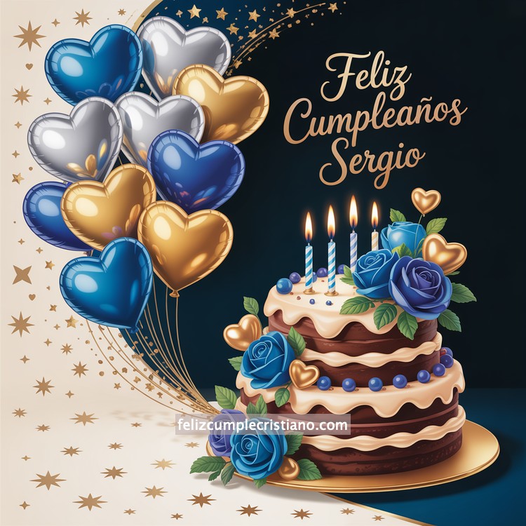 nombres de hombre feliz cumple en bonito diseño