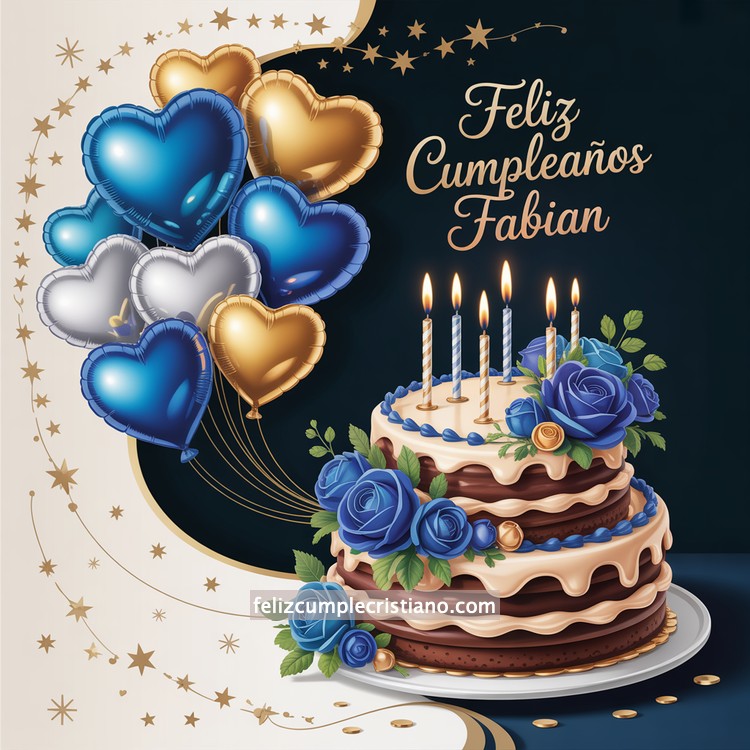nombres de hombre feliz cumple en bonito diseño