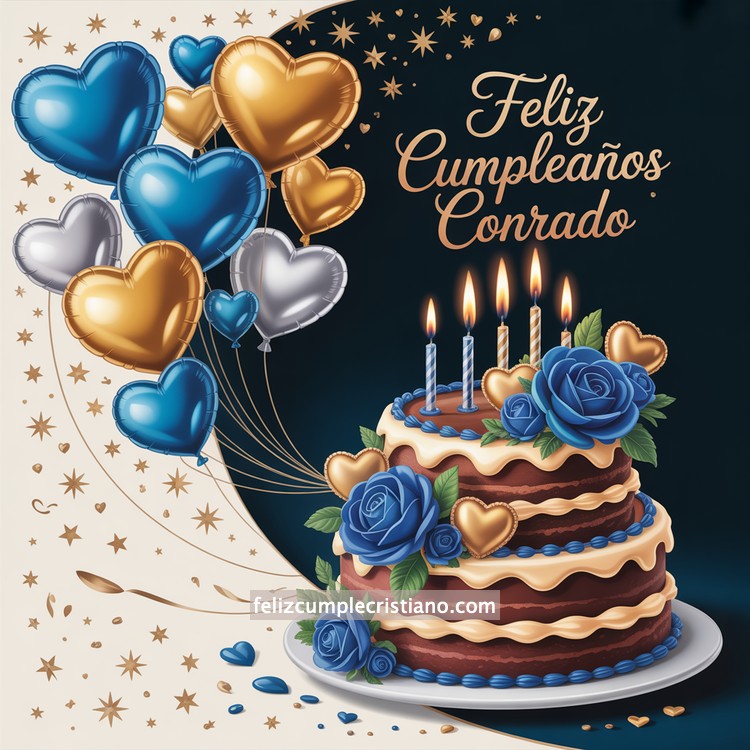 nombres de hombre feliz cumple en bonito diseño