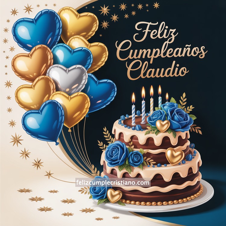 nombres de hombre feliz cumple en bonito diseño