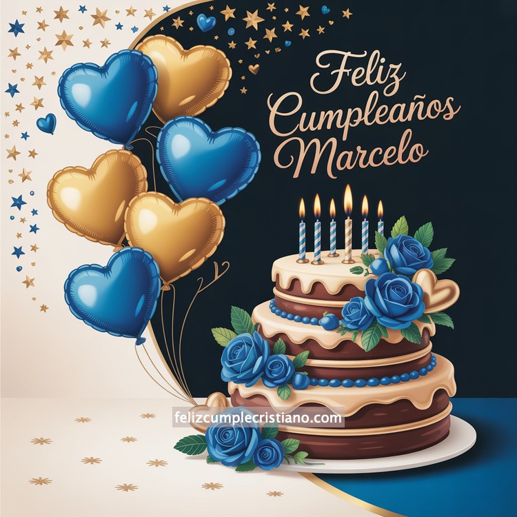 nombres de hombre feliz cumple en bonito diseño