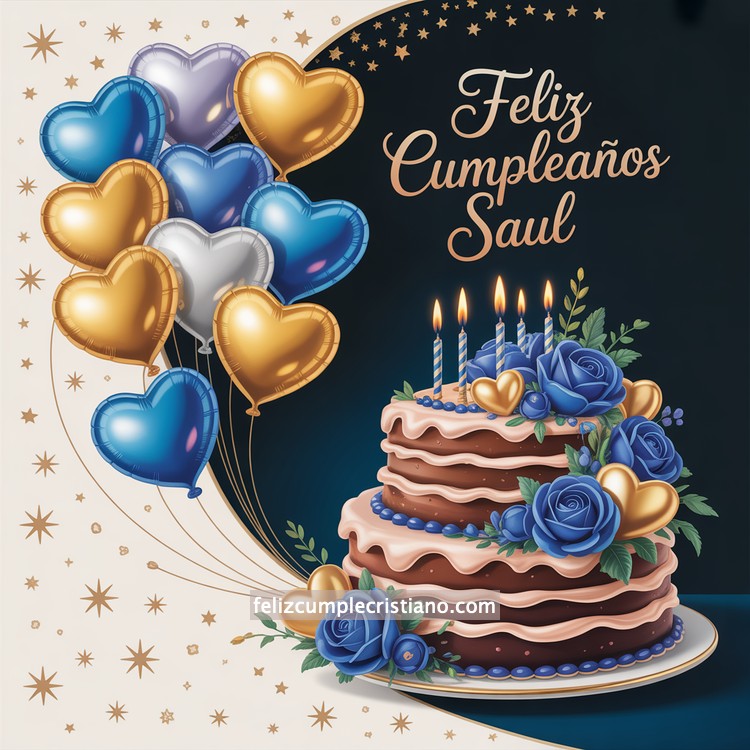 nombres de hombre feliz cumple en bonito diseño