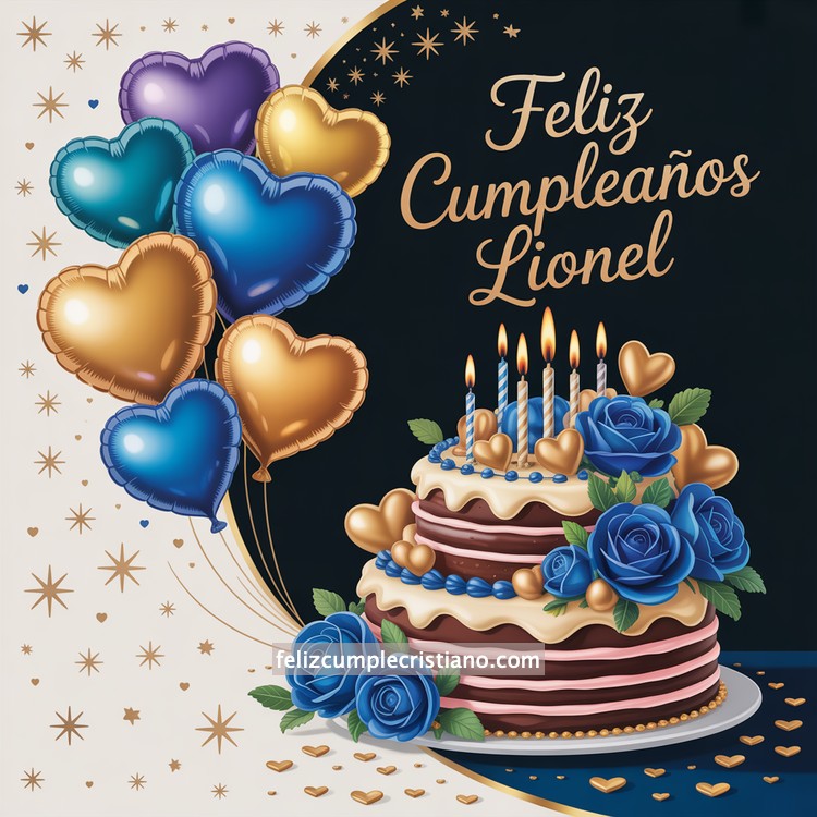 nombres de hombre feliz cumple en bonito diseño