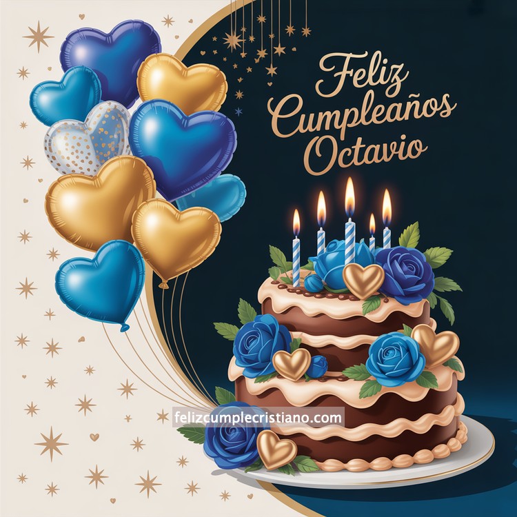nombres de hombre feliz cumple en bonito diseño