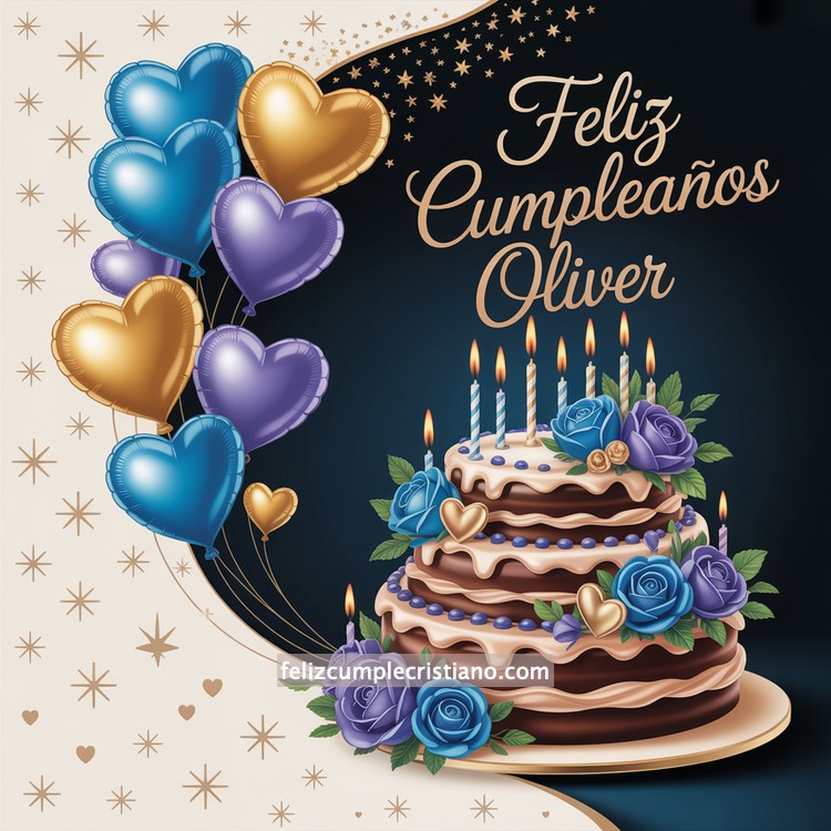 nombres de hombre feliz cumple en bonito diseño