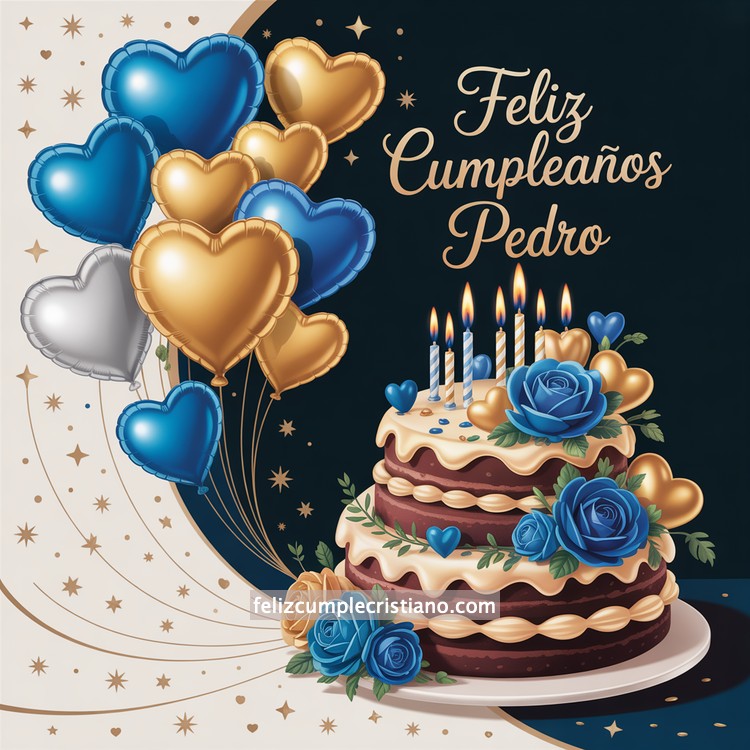 nombres de hombre feliz cumple en bonito diseño