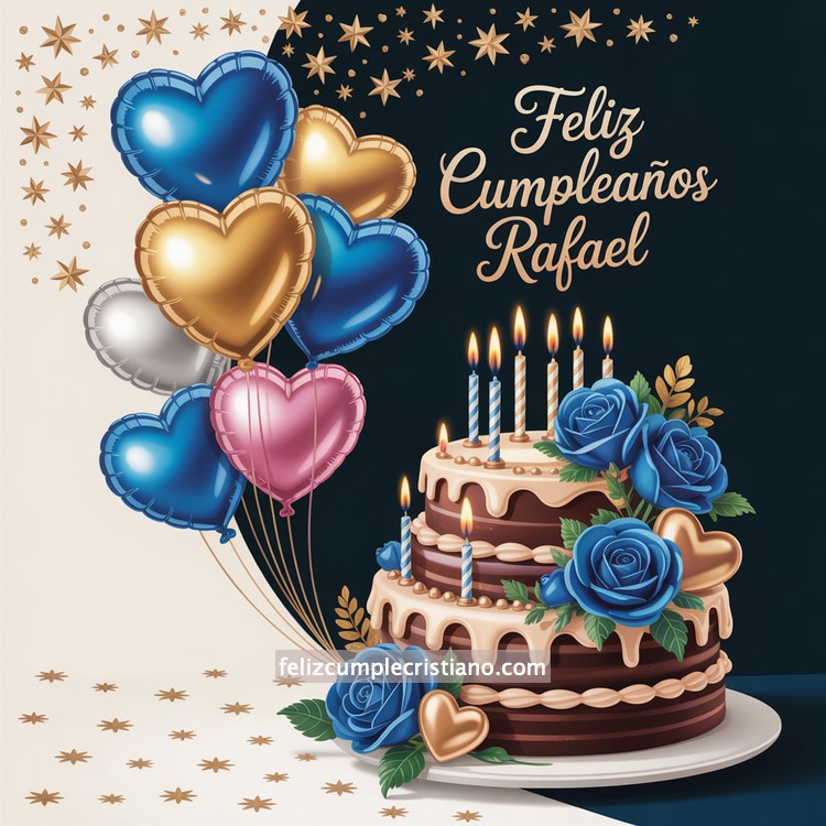 nombres de hombre feliz cumple en bonito diseño